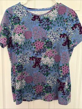 Flower print Tee